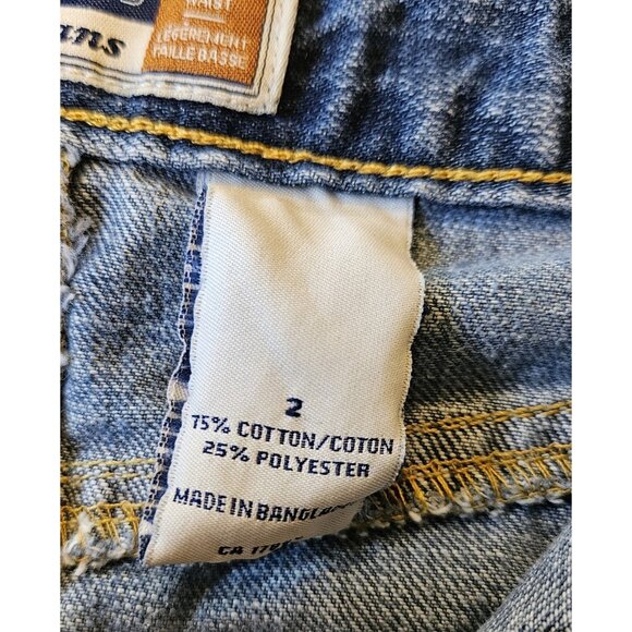 Vtg Old Navy Women's Size 2 W27 Blue Just Below Waist Knee-length Straight Skirt - Picture 5 of 9